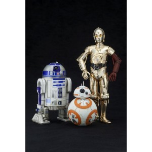 Kotobukiya ARTFX+ 1/10 Star Wars Drone Set R2-D2 & C-3PO W/ BB-8 PVC STATUE