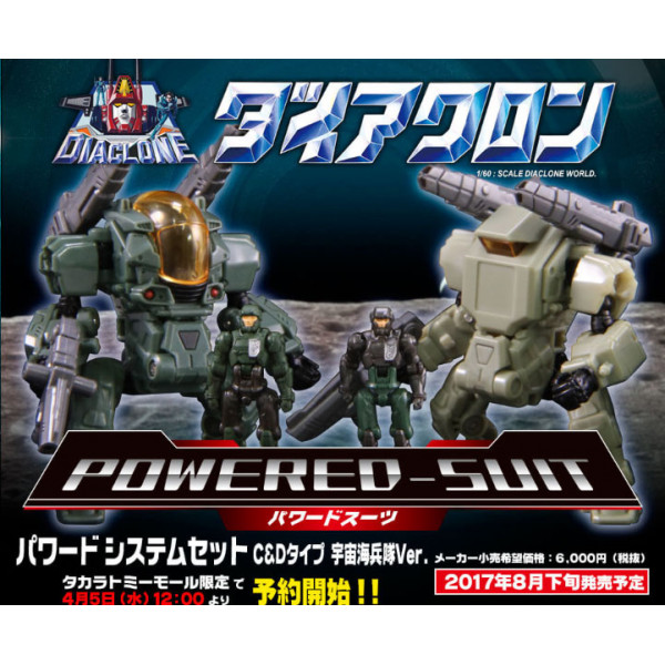 Takaratomy Diaclone Reboot: DA-10 Powered Suit Type C & D Set