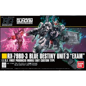 Bandai Gunpla High Grade HGUC 1/144 Blue Destiny Unit 3 "EXAM"