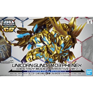 Bandai Gunpla Super Deformed SD Cross Silhouette Gundam Phenex Destroy "Narrative Ver"