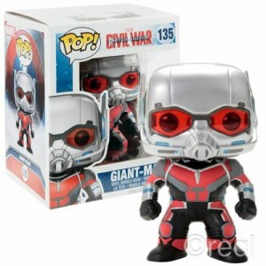 Funko POP Marvel Civil War 135 Ant-Man Giant-Man “Over Size”