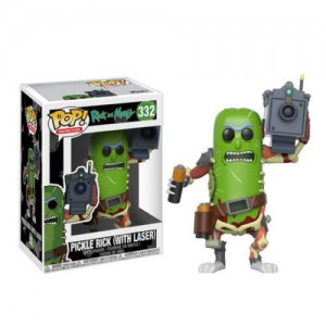 Funko POP Animation Rick and Morty 332 Pickle Rick(With Laser)