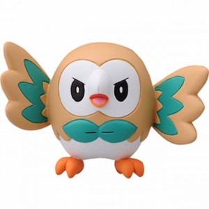 Takaratomy Pokemon Moncolle EMC_02 Rowlet Battle Pose