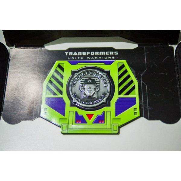 United Takaratomy Transformers United Warrior UW-04 Devastator Coin 