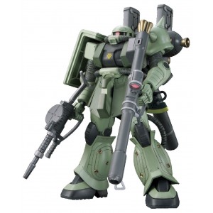 Bandai Gunpla High Grade HGUC 1/144 MS-06 Zaku II Mass Production + Big Gun Set Thunderbolt Anime