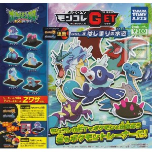 Takaratomy 3DS Pokemon Sun & MOON Alola Moncolle Get Mini figura Gashapon Candy Toys