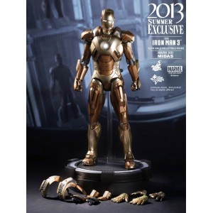 Hot Toys Movie Masterpiece MMS208 Iron Man 3 Iron Man MK-XXI Mark 21 Midas