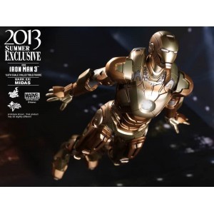 Hot Toys Movie Masterpiece MMS208 Iron Man 3 Iron Man MK-XXI Mark 21 Midas