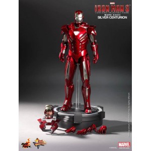 Hot Toys Movie Masterpiece MMS213 Iron Man 3 Iron Man MK-XXXIII Mark 33 Silver Centurion