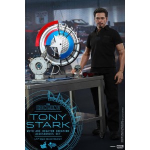 Hot Toys Movie Masterpiece MMS273 Iron Man 2 Tony Stark Arc Reactor 