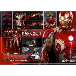 Hot Toys Movie Masterpiece MMS278-D09 Avengers 2 Age Of Ultron Iron Man MK-XXXXIII Mark 43 Die-cast 