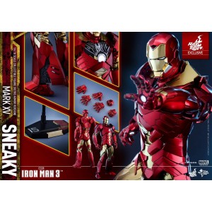 Hot Toys Movie Masterpiece MMS396 Iron Man 3 Iron Man MK-XV Mark 15 Sneaky “Retro Armor Version”