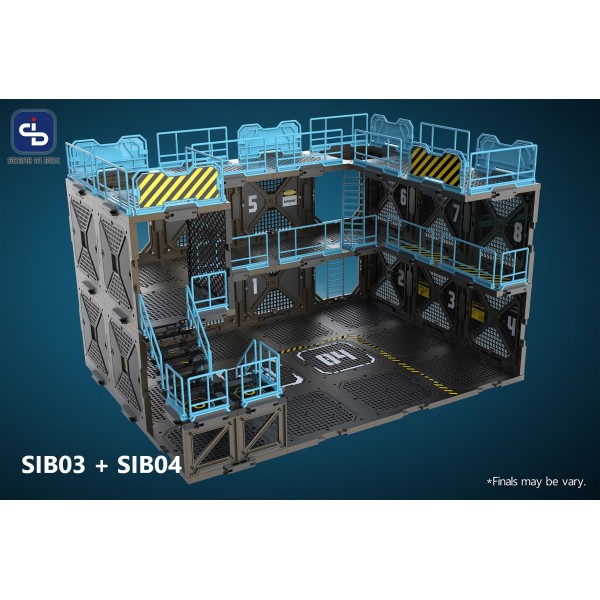 Scene in Box Fortifications Type A Diorama Building Set