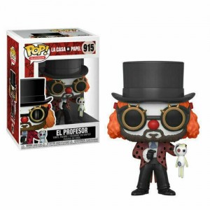 Funko POP Television La Casa de Papel 915 El Profesor "Clown Version"