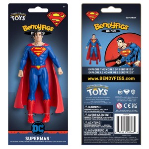Noble Toys DC COMICS SUPERMAN MINI BENDYFIG
