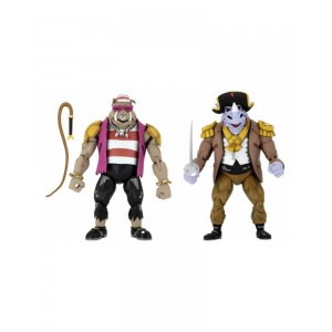 NECA TMNT "Turtles In Time" Pirate Bebop & Pirate Rocksteady 2-Pack