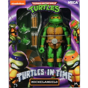 NECA TMNT 'Turtles In Time' Michelangelo