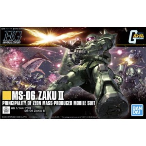 Bandai Gunpla High Grade HGUC 1/144 MS-06 ZAKU II