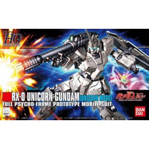 Bandai Gunpla High Grade HGUC 1/144 Gundam Unicorn(Unicorn Mode)