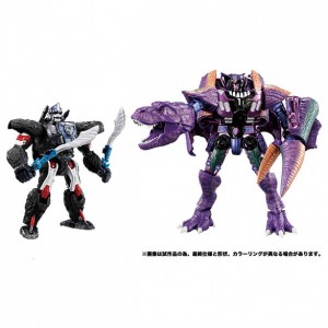 Takaratomy Transformers Beast Wars BWVS-01 Optimus Primal vs Megatron