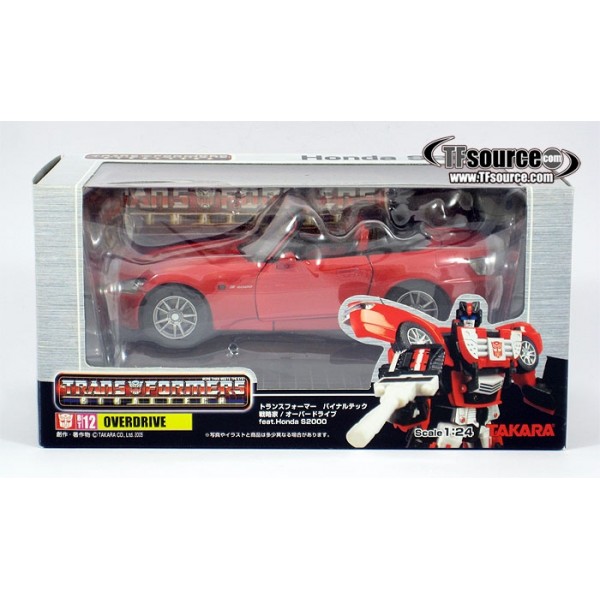 Takaratomy Transformers Binaltech BT-12 Overdrive feat. Honda S2000(Vetrina  Rotta)