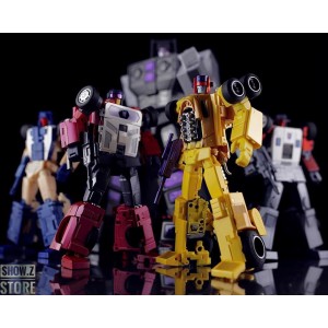 Transformers X-Transbot Stunticons: MX-XII Gravestone, MX-XIII Crackup, MX-XIV Flipout, MX-XV Deathwish, MX-XVI Overheat(No Trai