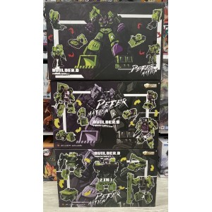 Transformers KO Jimbao Devastator Gravity Builder In Boxes