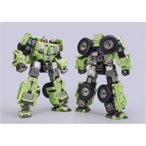 Transformers Mecha Invasion Giant Legion Heavy Builder GLA03 Haul & GLA04 Hook Set of 2