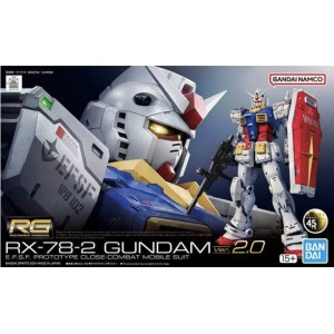 Bandai Gunpla Real Grande RG 1/144 Gundam RX-78-2 Ver 2.0