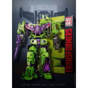 Combiner Wars Serie 4: Devastator Titan Class Gift Set SDCC Version with Metal Purple Parts