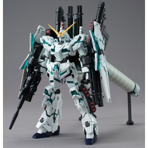 Bandai Gunpla High Grade HGUC 1/144 Gundam Unicorn Full Armor Destroy "Green Frame"