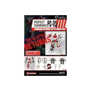 Perfect Effect PC-05 Combiner Wars Upgrade Set White Version