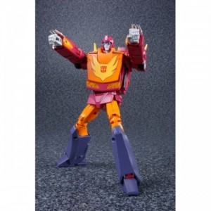 Takaratomy Transformers Masterpiece vMP-28 Hot Rodimus + Metal Coin