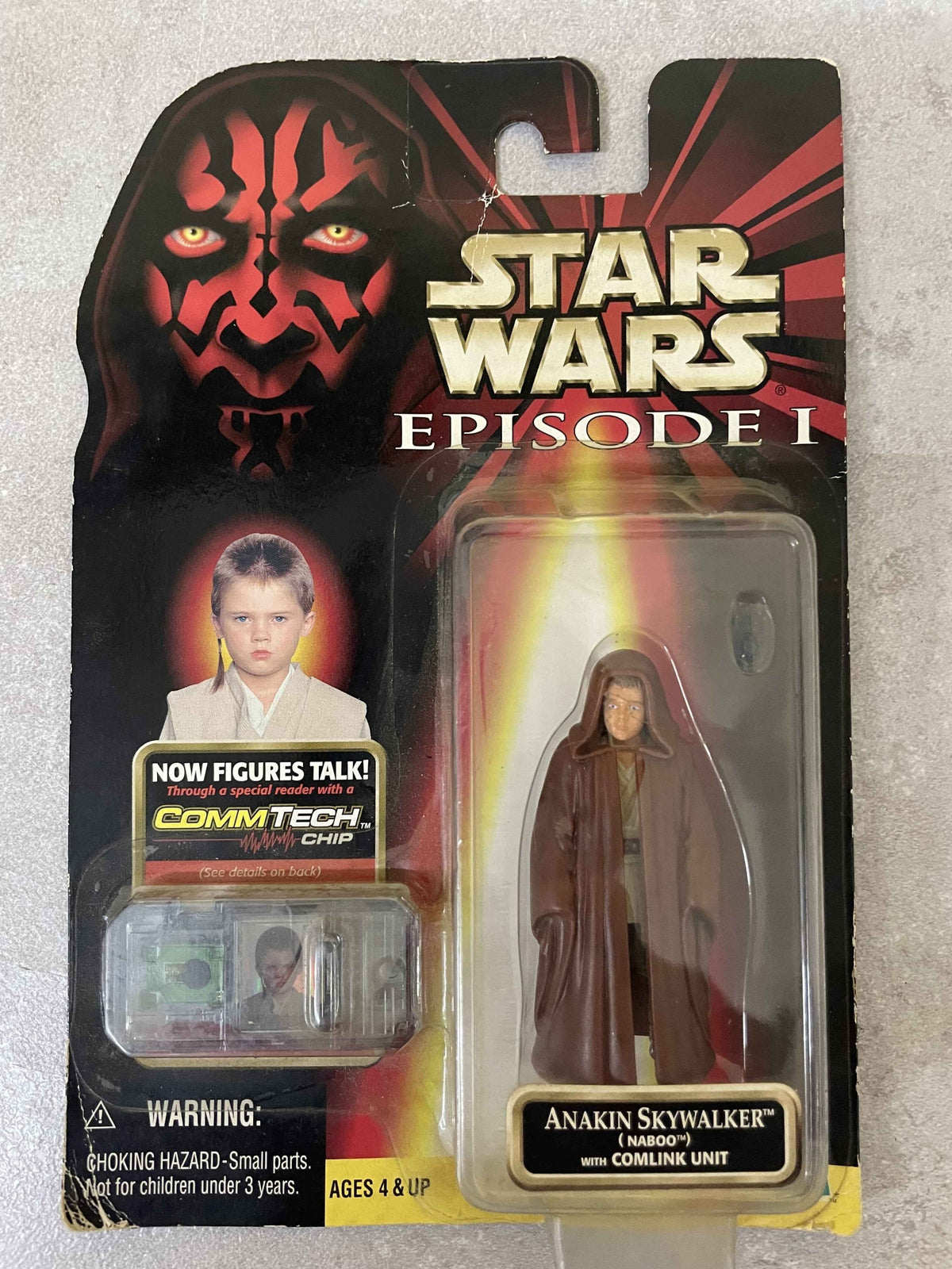 Hasbro Star Wars Episode I Anakin Skywalker(Naboo) With Comlink Unit