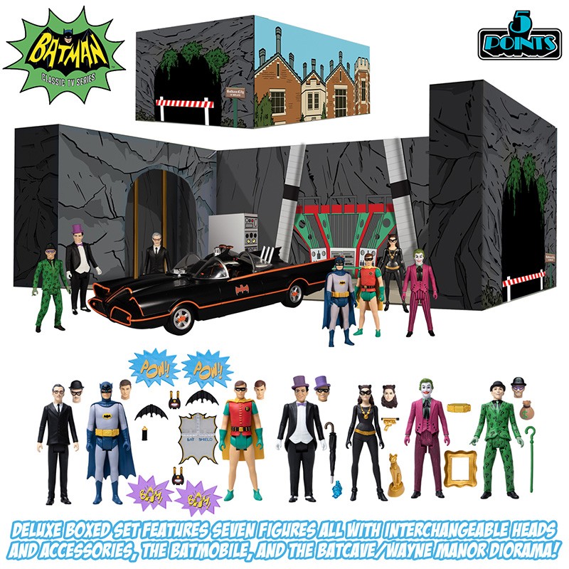 Mezco 5 POINTS BATMAN DELUXE BOXED SET