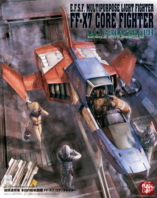 Bandai Gunpla Universal Century Hard Graph UCHG 1/35 Mobile Suit Gundam FF-X7 Core Fighter