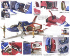 Bandai Gunpla Universal Century Hard Graph UCHG 1/35 Mobile Suit Gundam FF-X7 Core Fighter