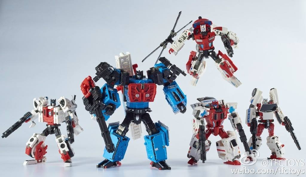 Transformers 3D Party TFC Promethues/Defensor Protectobot Team(Aperto per Controllo)