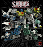 Transformers 3D Party Fansproject Saurus Ryu-Oh aka Dinoking