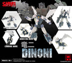 Transformers 3D Party Fansproject Saurus Ryu-Oh aka Dinoking