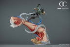 ONIRI CREATION 1/6TH SCALE DIORAMA ATTACK ON TITAN LEVI VS FEMALE TITAN
