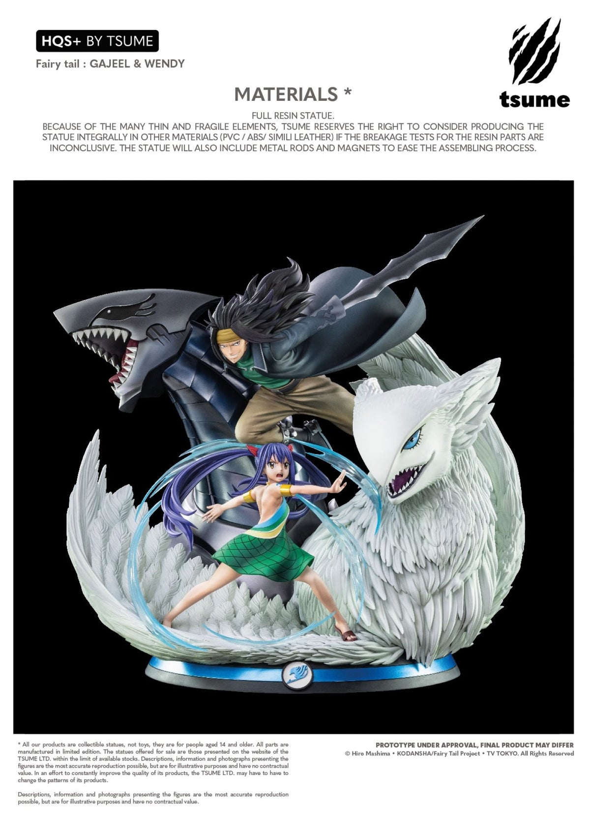 Tsume HQS+ Fairy Tail Gajeel & Wendy Limited 999 PCS