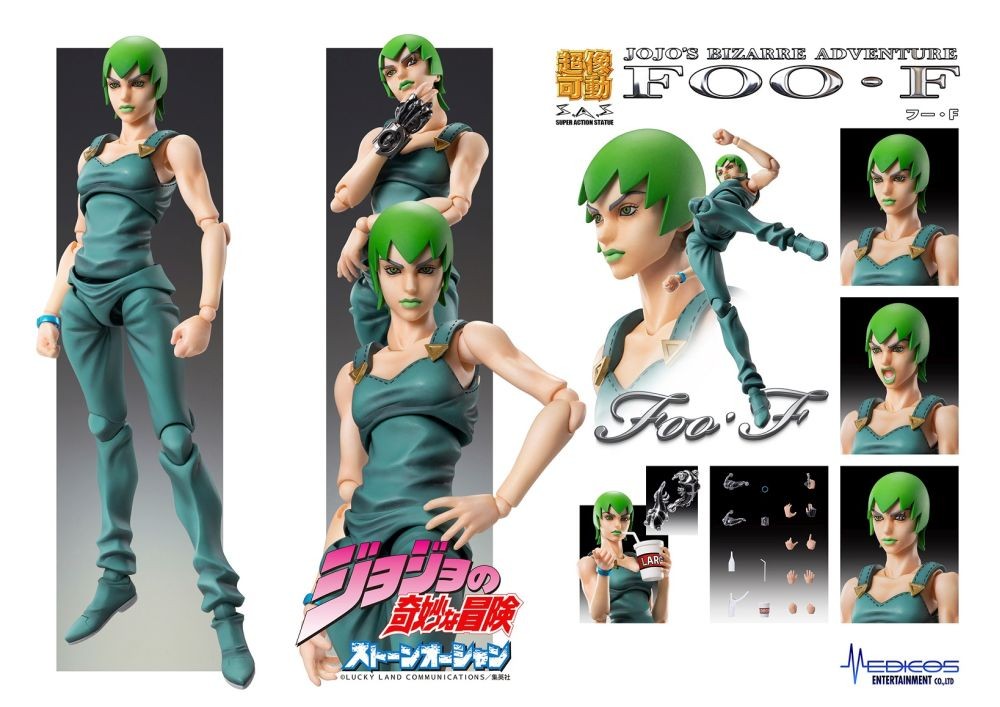 Medicos Chozokado SAS Super Action Statue JOJO'S Bizzarre Adventure S6 Foo Fighters