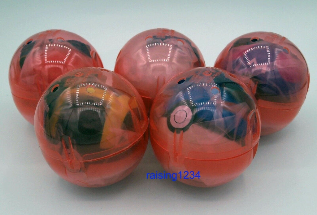 Bandai Gashapon Pokemon Set 5 pcs Pokeball Soft Ball: Monster, Master, Premier, Great, Ultra