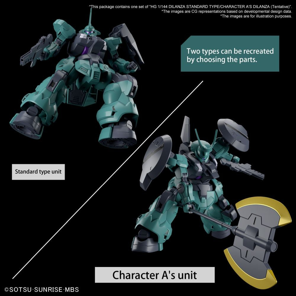 Bandai Gunpla High Grade HG 1/144 DILANZA STANDARD TYPE/LAUDA