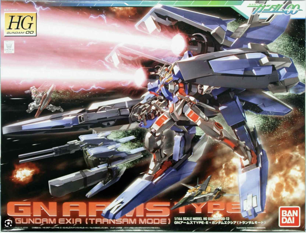 Bandai Gunpla High Grade HG 1/144 Gundam Exia + GN Arms Type E