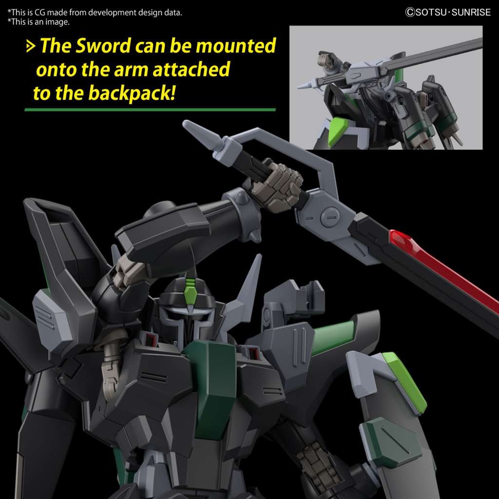 Bandai Gunpla High Grade HGCE 1/144 BLACK KNIGHT SQUAD RUD RO A
