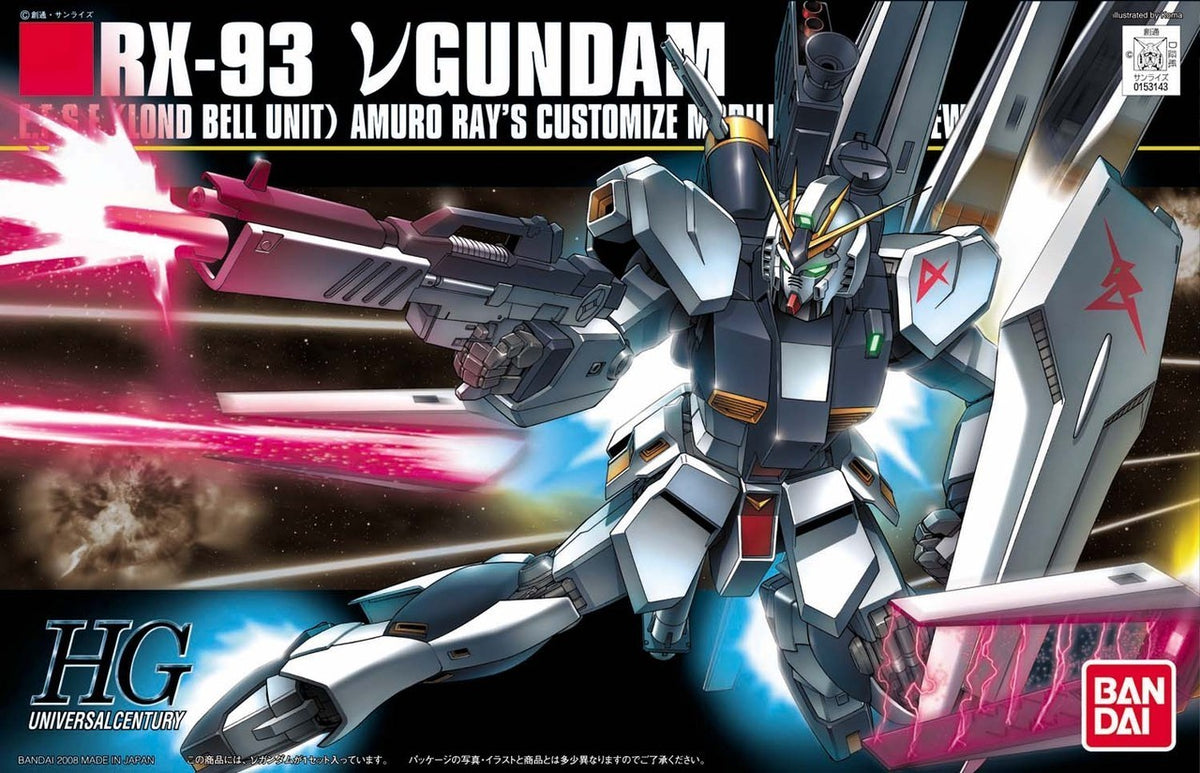 Bandai Gunpla High Grade HGUC 1/144 Gundam Nu RX-93