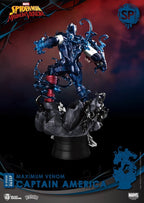 BEAST KINGDOM D-STAGE MAX VENOM CAPTAIN AMERICA 065SP EDITION