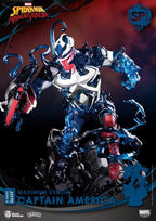 BEAST KINGDOM D-STAGE MAX VENOM CAPTAIN AMERICA 065SP EDITION